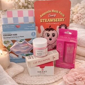 💄 Lip Care Bundle | Nexxt + Aminnah + FREE Makeup Case & Face Mask 💕